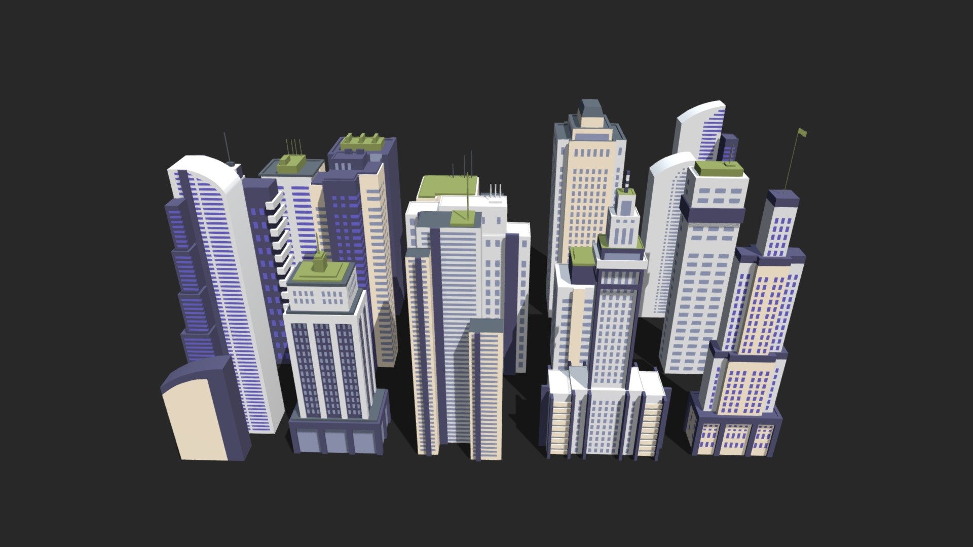 Hi, I'm Frezzy. I am leader of Cgivn studio. We are a team of talented artists working together since 2013.
If you want hire me to do 3d model please touch me at:cgivn.studio Thanks you! - 15 Simple Building Pack 01 Low Poly - Buy Royalty Free 3D model by Frezzy3D 3d model
