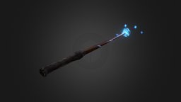 Harrys Wand wizard, wand, harrypotter, harry-potter, substancepainter