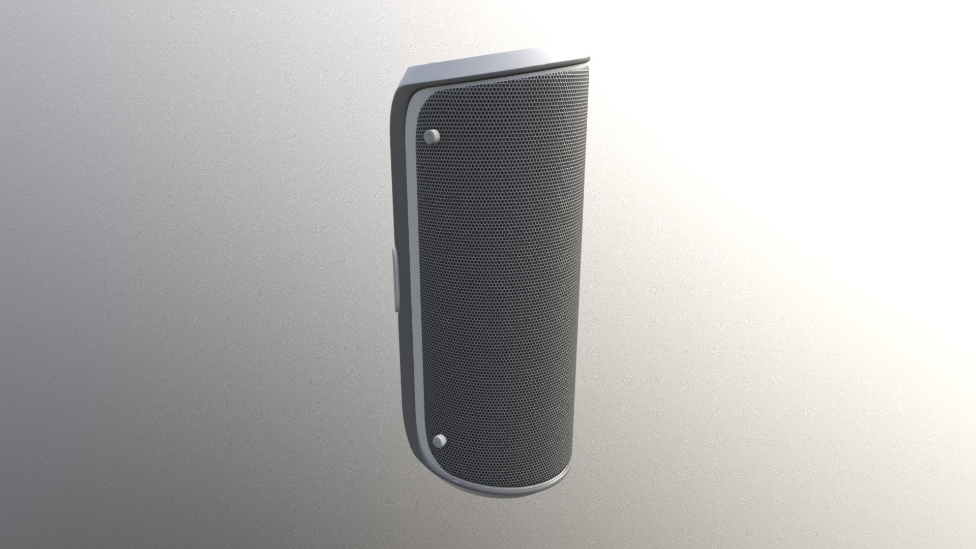 Modeled in blender and textured in substance painter. The design is from a  JBL Flip speaker 3d model