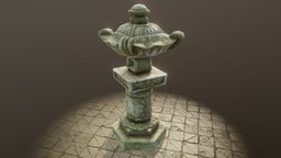 Shogun Temple Pillar {PBR} {Low Poly} object, ancient, rpg, historic, assets, japan, exterior, prop, pack, shogun, historical, item, culture, optical, entertainment, external, decor, old, religion, package, sculptgl, religious, furnitures, exterior-design, exteriorprop, exterior-public, substancepainter, substance, architecture, asset, game, pbr, design, decoration, building, interior, history, temple