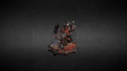 Warhammer 40k Chaos SpaceMarine warhammer, marine, spacemarine, chaosspacemarine, substancepainter, substance, warhammer40k, warhammerchaosspace