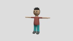 Mjo Character indian, india, character, cartoon, 3d, lowpoly, man, mjo, mjoh, charactyer, indianmen
