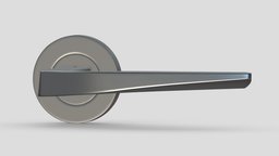 Zoo Hardware Rosso Maniglie Lyra Matt Black office, room, modern, plate, exterior, element, key, lock, module, classic, handle, metal, part, minimalist, fittings, locking, knob, levers, design, house, wood, building, plastic, interior, door