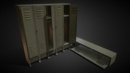 LOCKER shooter, props, save, locker, terror, unrealengine, environment-assets, unity, asset, game, lowpoly, horror, environment