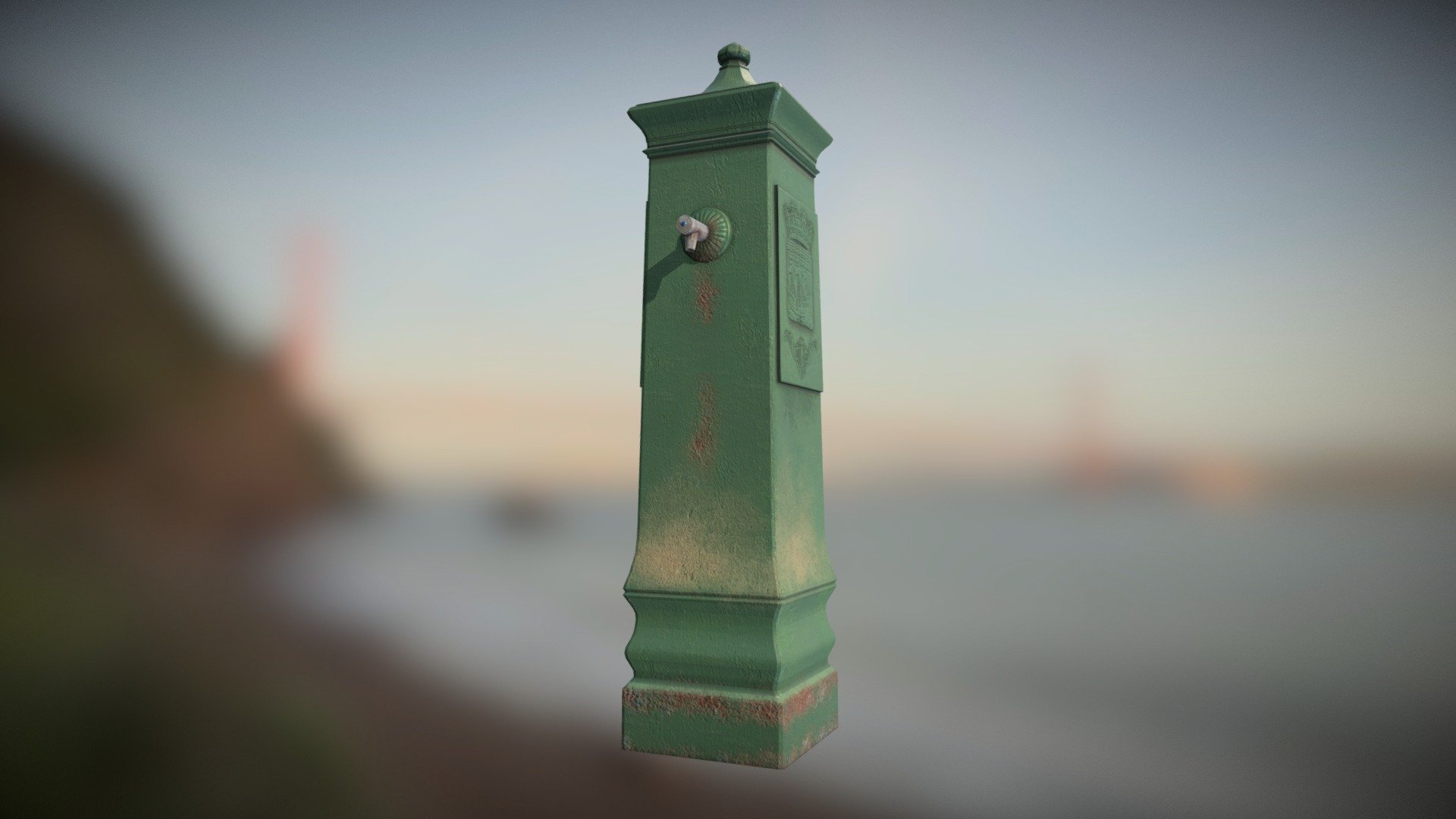 Low poly model of a Paris fountain.
Originaly made for the source engine as part of a CS:GO map in the making.
Modeled and UVed in C4D, textured in Photoshop - Paris fountain - Buy Royalty Free 3D model by victorlab 3d model