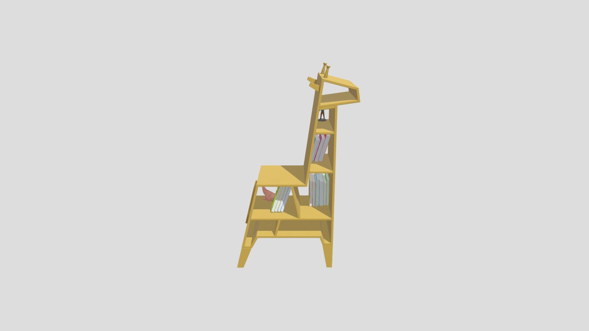Highly detailed 3d model of child room furniture with all textures, shaders and materials. It is ready to use, just put it into your scene 3d model