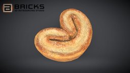 PalmierPastry gamereadyasset, 3dgameasset, bricks3dstudio, vietnam3dartoutsource, palmierpastry, palmierpastry3dmodel, palmierpastry3dasset, palmierpastrygameready, gamereadypalmierpastry