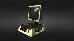 JVC Video Capsule computer, retro, monitor