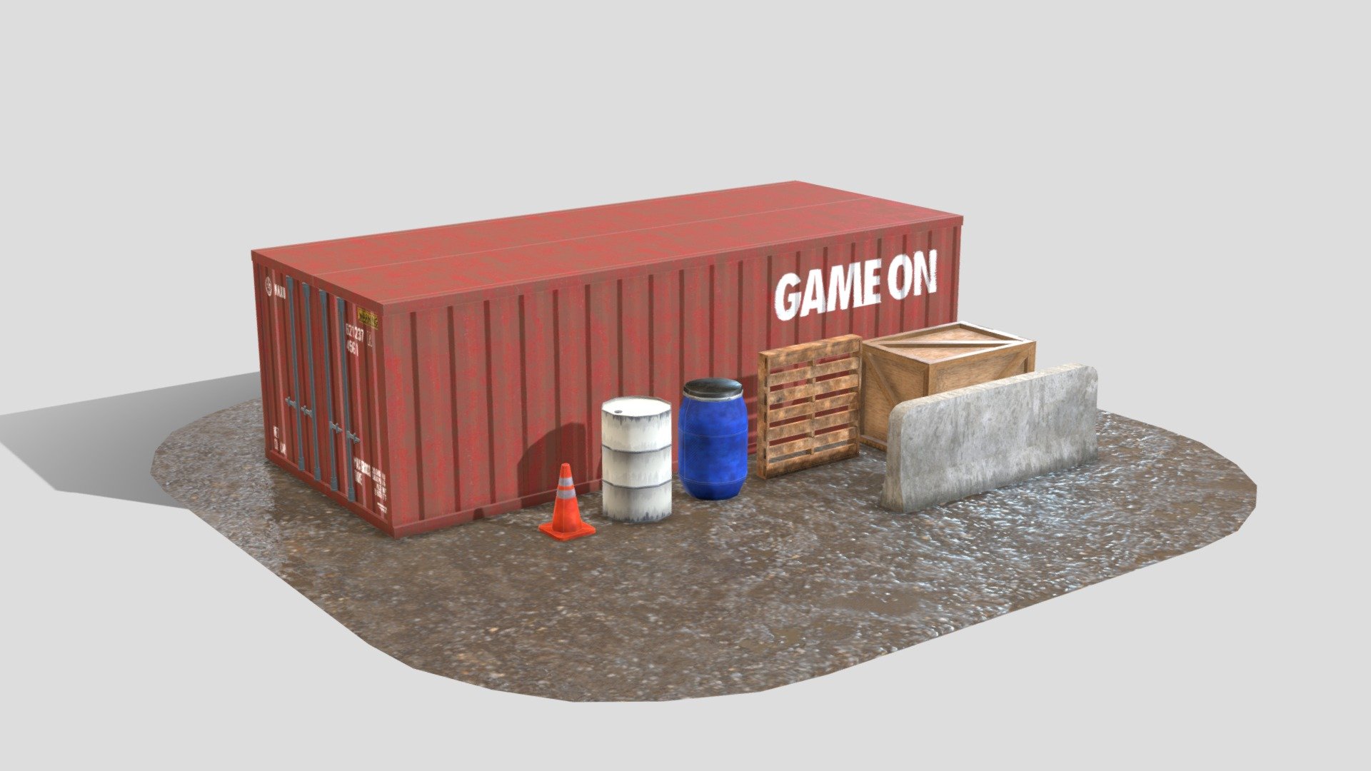 These props are made for mobile games and hence the texture size ranges from 1024x1024 to 512x512.
Feel free to use these in your project. Enjoy - CODM Inspired Map Props - Download Free 3D model by Shivansh SIngh (@ShivanshSingh) 3d model