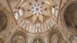 The chapel of the Constable (early 16th century) spain, capilla, fotogrametria, burgos, xv, 15th-century, condestable, realitycapture, photogrammetry, lowpoly, scan, noai