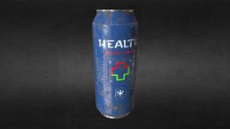 Energy drink challenge, can, starcraft2, starcraft, sketchfabcanchallenge, energy_drink, texturing