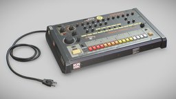 Roland TR-808 music, retro, raptor, 80s, 808, roland, hiphop, drummachine