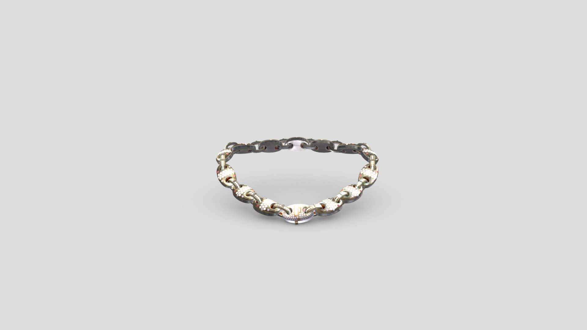 A necklace designed by Taylor.WTF for his VRM model collection.

This is the low/mid poly version of the solid modeler created asset 3d model