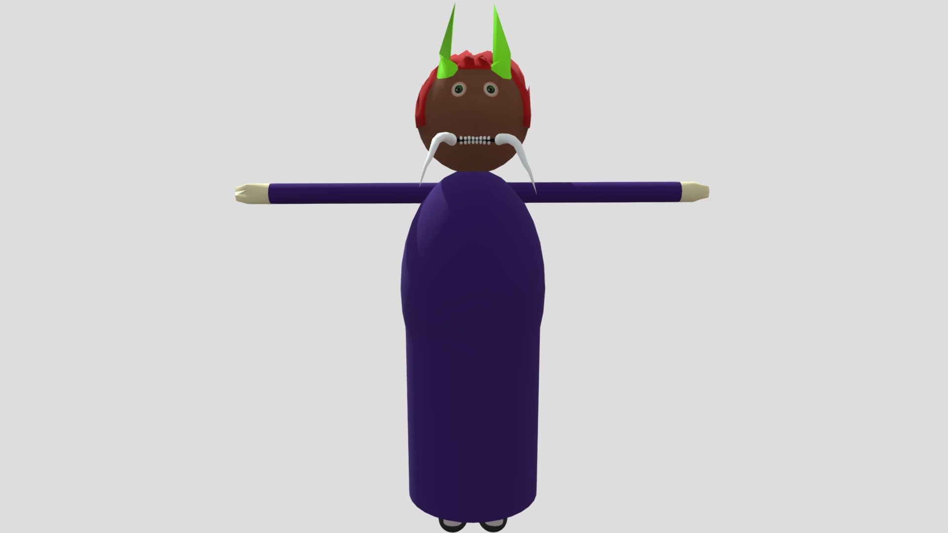 Cartoon Character Cartoon Boy Kids Cartoon Boy Children Mjo Pagal Beta Pinku Character Low Poly Character - Witch Character Mjo Chudail - 3D model by CGS CREATOR (@cgscreator) 3d model