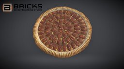 PiePecan gamereadyasset, 3dgameasset, bricks3dstudio, vietnam3dartoutsource, piepecan, piepecan3dmodel, piepecan3dasset, piepecangameready, gamereadypiepecan