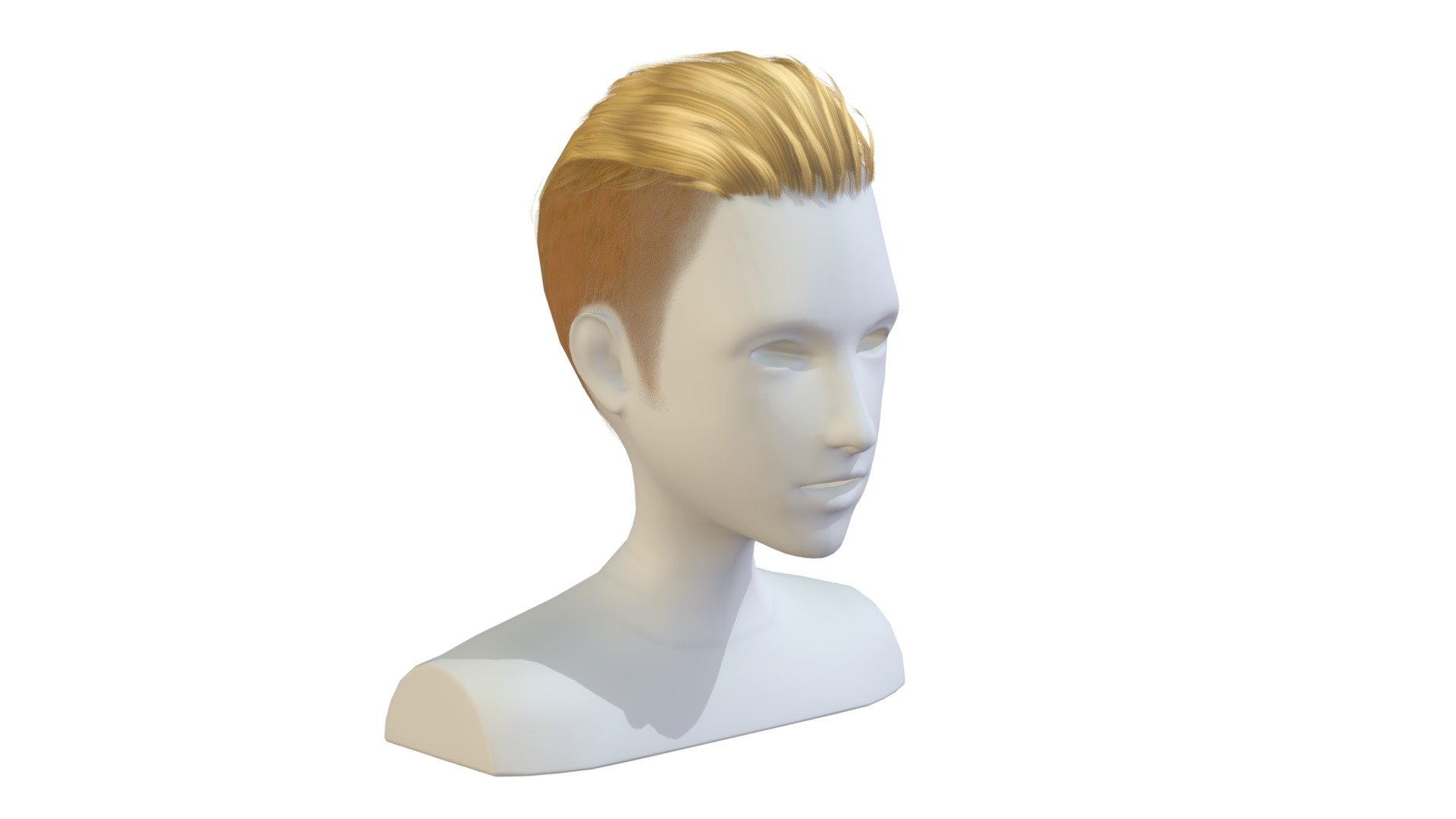 cartoon lush man 004 haircut of short length - cartoon lush man 004 haircut of short lenght - Buy Royalty Free 3D model by Oleg Shuldiakov (@olegshuldiakov) 3d model