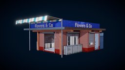 Flower Shop Destroyed + Clean Version for Unity apocalyptic, apocalypse, unityassetstore, unityasset, destroyed-building, unitypackage, shopfront, unity3d, house, building, shop, endtimes