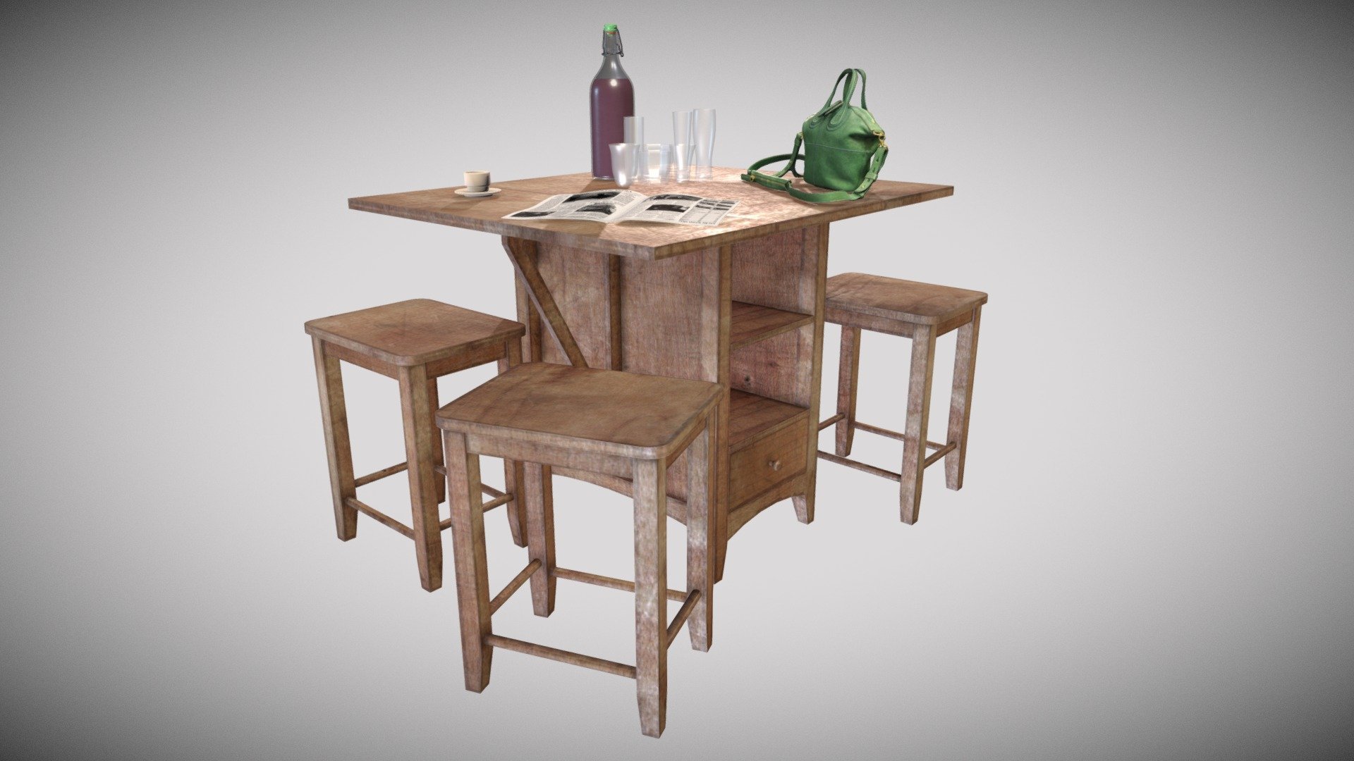 Lady Break..... 3d model