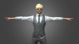 New Hot Bundle_Office Dress_free fire freefire, freefirecharactermodel3d, freefire3dmodels, freefirenewbundle, freefiremalebundle