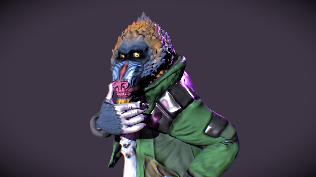 Este muchacho, Julius, para un nuevo proyecto. Trabajo de un dia entre modelado, retopologia, pintado y demás&hellip; - Julius - 3D model by StriderSpinel 3d model