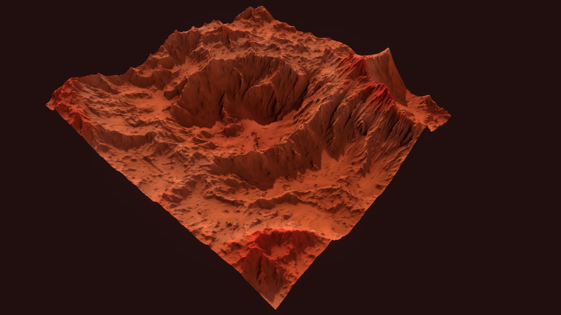 Terrain 040 - 3D model by josluat91 3d model