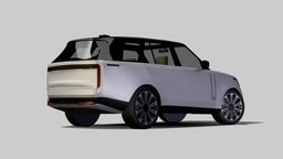 Range Rover suv, urban, range, rover, evoque, range-rover, land-rover, vogue, autobiography, svr, velar, lowpoly, sport, gameready, r-dynamic