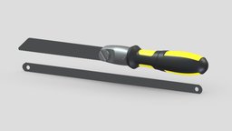 Multi Purpose Saw kit, saw, tape, hammer, set, screw, complete, tools, generic, new, big, collection, wrench, vr, ar, pliers, realistic, tool, old, machine, screwdriver, toolbox, stanley, vise, gardening, dewalt, asset, game, 3d, low, poly, axe, hand