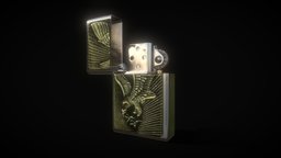 Zippo Lighter prop, midpoly, zippo, props, mid-poly, game-ready, lighter, blender-3d, game-asset, blender3dmodel, mediumpoly, lighters, lighter-zippo, medium-poly, substancepainter, asset, blender, pbr, blender3d, substance-painter, gameasset, gameready, zippo-lighter