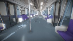 Metro Train EMU Interior LRT 2 (Philippines) train, metro, subway, philippines, trains, interior