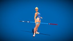 Gymnast 3D Model rigging, sports, rig, charactermodel, characteranimation, gymnastic, rigged-model, rigged-and-animation, character, girl, 3d, animation, characterdesign, sport, riggedcharacter, noai