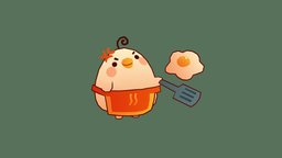 Stefscribbles Chi cute, character, blender, gameart