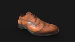 Oxford Brogue Shoe shoe, product, visualization, fashion, materials, oxford, footwear, stitch, apparel, substance3d, stitching, madewithsubstance, substancepainter, substance, maya, 3d, digital, digitalfashion, noai, oxfordbrogue