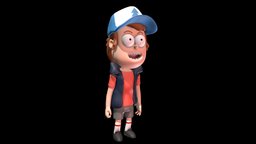 Gravity Falls gravityfalls, personaje3d, estilizado
