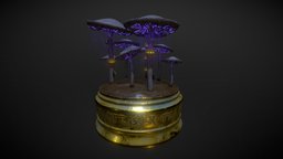 Svampens Grotta mushroom, mushroom-house, mushroom-village