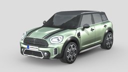 Mini Countryman S 2021 mini, cooper, power, vehicles, tire, cars, drive, vintage, british, compact, classic, hatchback, mini-cooper, countryman, vehicle, low, poly, car, mini-countryman