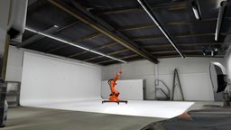 Studio Scan with Cyclorama for realtime VR studio, realtime, vr, kuka, cyc, maya, photogrammetry, scan, robot, cyclorama, andyrobot, tojek_vfx
