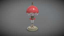 Old iron table lamp Vintage desk lamp lamp, lamps, lampshade, able
