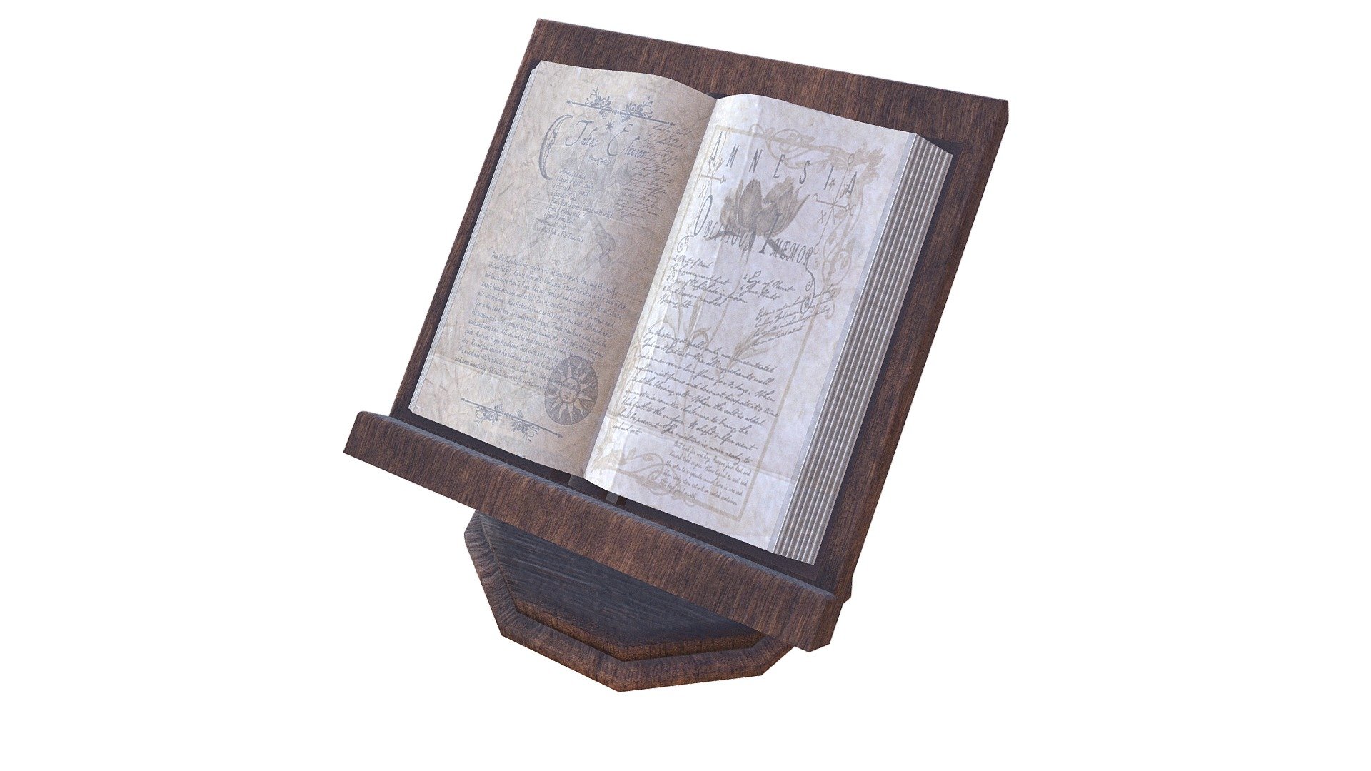 PBR Open Book  With highly detailed PBR textures and low tri count make this game asset ideal for any RPG games.  Can be found on the Unity asset store using the following link -link removed-#!/content/87541 and the youtube demo video can be found with the following link https://youtu.be/CuBs-5lOsIg - PBR Open Book - Buy Royalty Free 3D model by Kinetix-Studio (@Kinetix69) 3d model