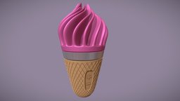 Ice cream , toys, icecream, toy, 3d, blender, blender3d, 3dmodel