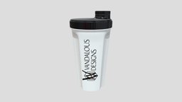 3 Sided Shaker Model shaker, sports, fitness, protein, branding, bodybuilding, nutrition