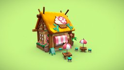 Shop Titans 3dcoat, handpaintedtexture, lowpolymodel, handpainted, 3dsmax, lowpoly, gameasset, 3dmodel, handpainted-lowpoly