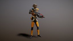 SPIKARIAN ANIMATIONS humanoid, shooter, alien, character, scifi