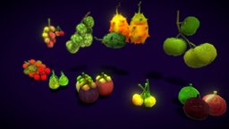 Collections Fruit Path2 fruit, prop, collection, vegetation, asset