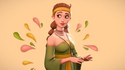 DTIYS TheAnimatedLife challenge, portrait, elf, woman, smile, elfgirl, drawthisinyourstyle, character, girl, female, stylized, dtiys, theanimatedlife