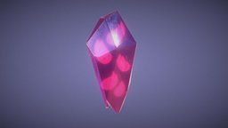 Week 18 cute, crystal, gem, sketchfabweeklychallenge, blender, stylized