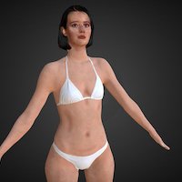 MODEL-08 meshlab, 3dprintable, mudbox, figurine, girl-model, women-girl-model, 3dprint, zbrush