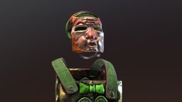 Metal Leprechaun Set face, rust, metal, facemask