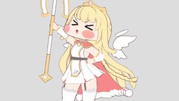 Erpin！！！ cute, chibi, queen, revive, trickcal, erpin