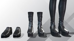 Low Mid High prada fashion boots gameasse leather, future, fashion, secondlife, ar, shoes, boots, nike, trainer, woman, footwear, sneaker, adidas, wear, sims, highheels, jordan, apparel, streetwear, character, scifi, man, highheeldedshoes