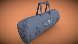 Sport Gym Bag | PBR Model school, bag, gym, training, optimized, lowtris, substancepainter, substance, game, lowpoly, sport, gameready